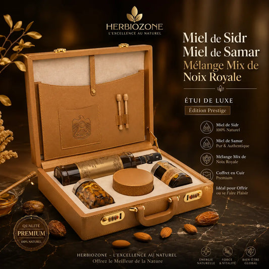 Coffret VIP Royal Honey Miel de Sidr & de Samar HERBIOZONE